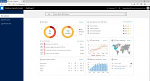 Example Windows Security Centre Dashboard