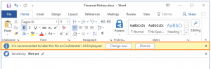 Example Azure IP on Word Docuement